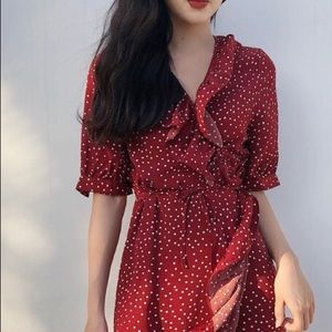 Vintage ruffle dress